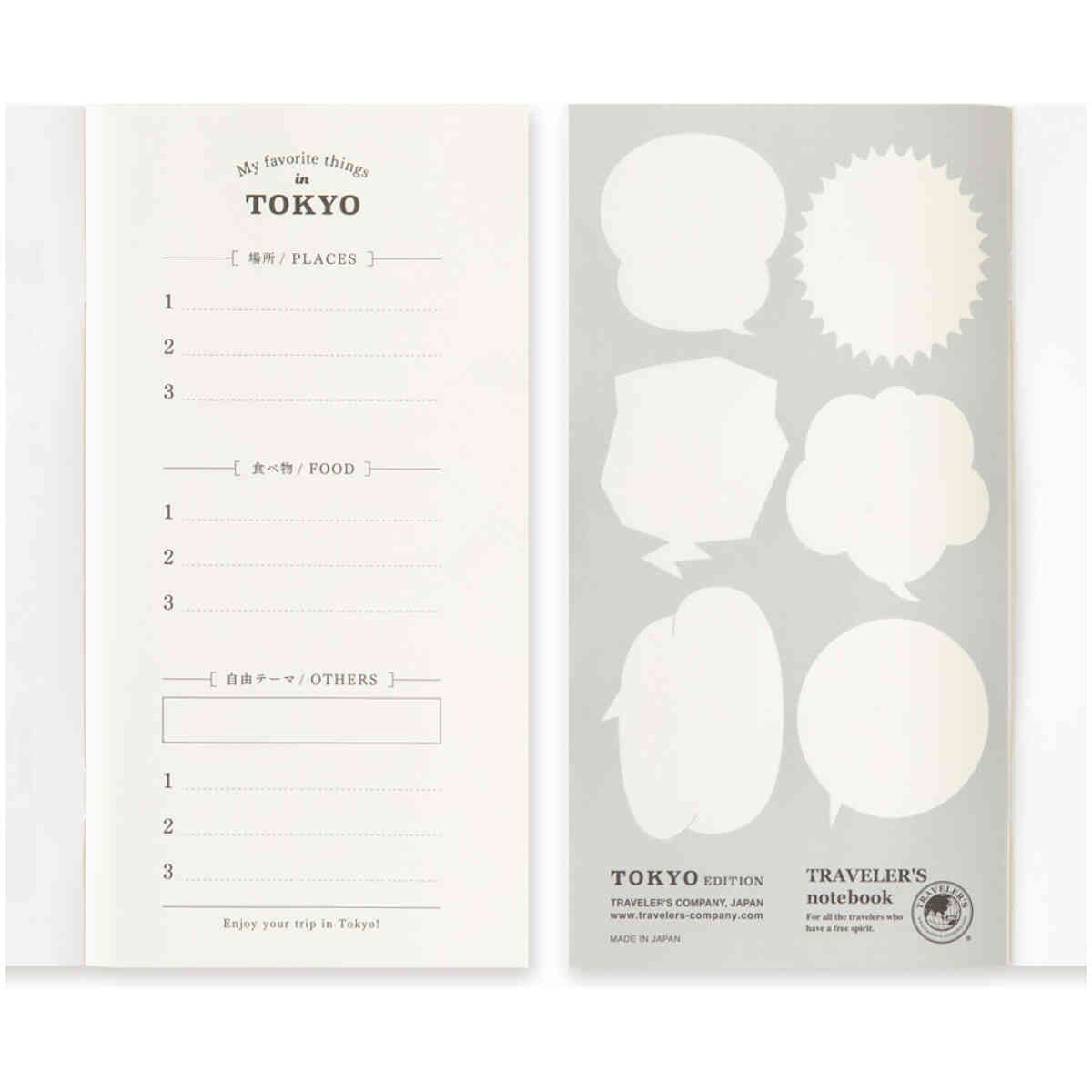 TRAVELER’S notebook TOKYO Refill Blank - Bild 4