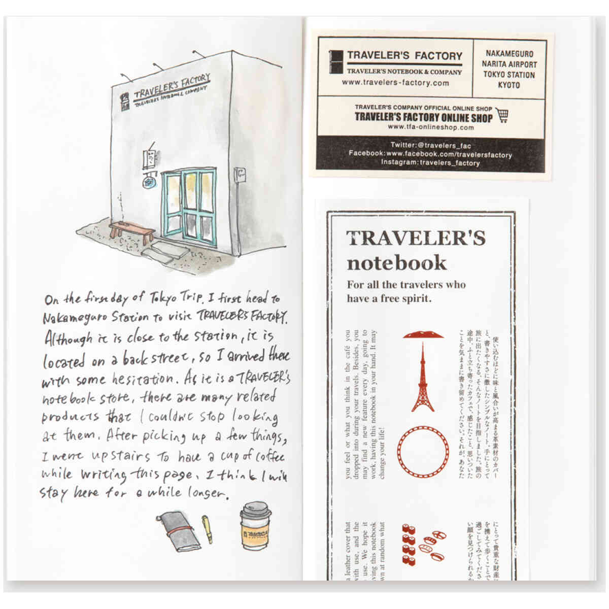 TRAVELER’S notebook TOKYO Refill Blank - Bild 6