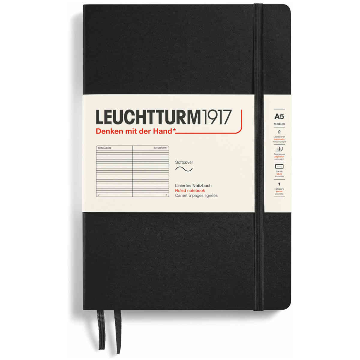 Leuchtturm1917 Notebook A5 Soft Linjerad - Bild 3