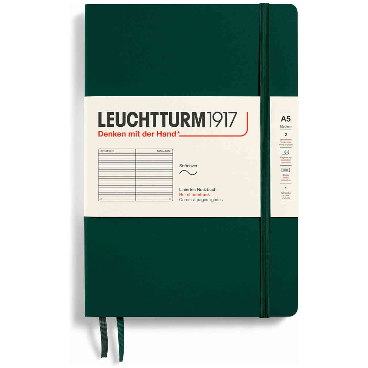 Leuchtturm1917 Notebook A5 Soft Linjerad - Bild 4