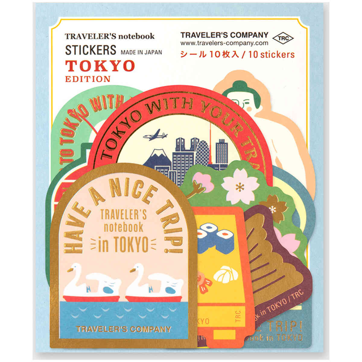 TRAVELER’S notebook  STICKER SET TOKYO