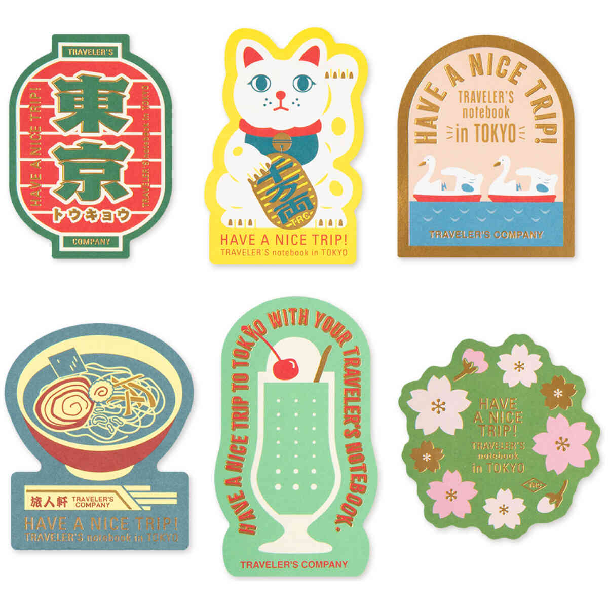 TRAVELER’S notebook  STICKER SET TOKYO - Bild 2