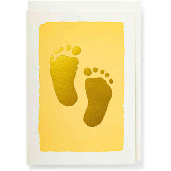 Gold Toes Cream Background