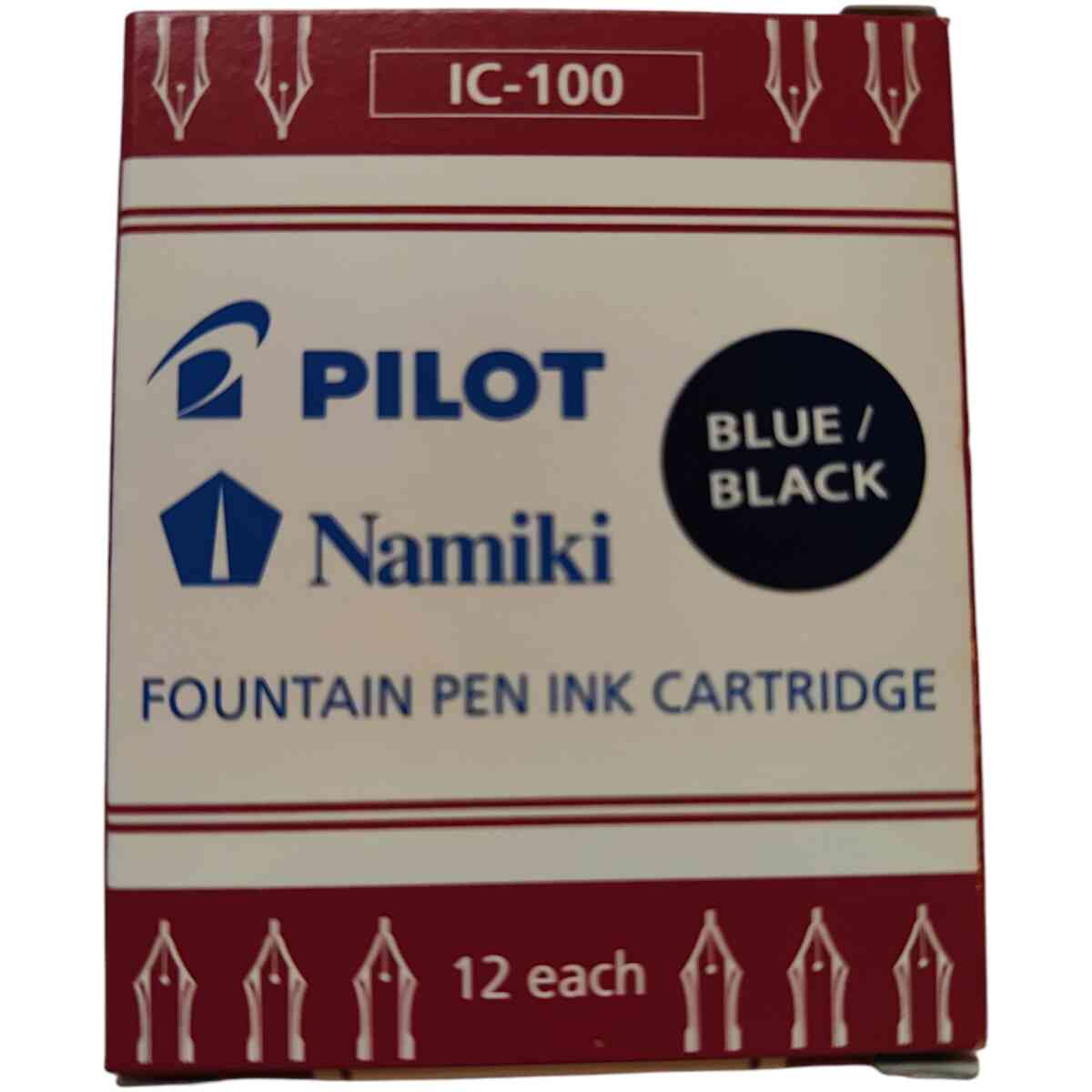 Pilot IC-100 Ink Cartridges (12 Pack)