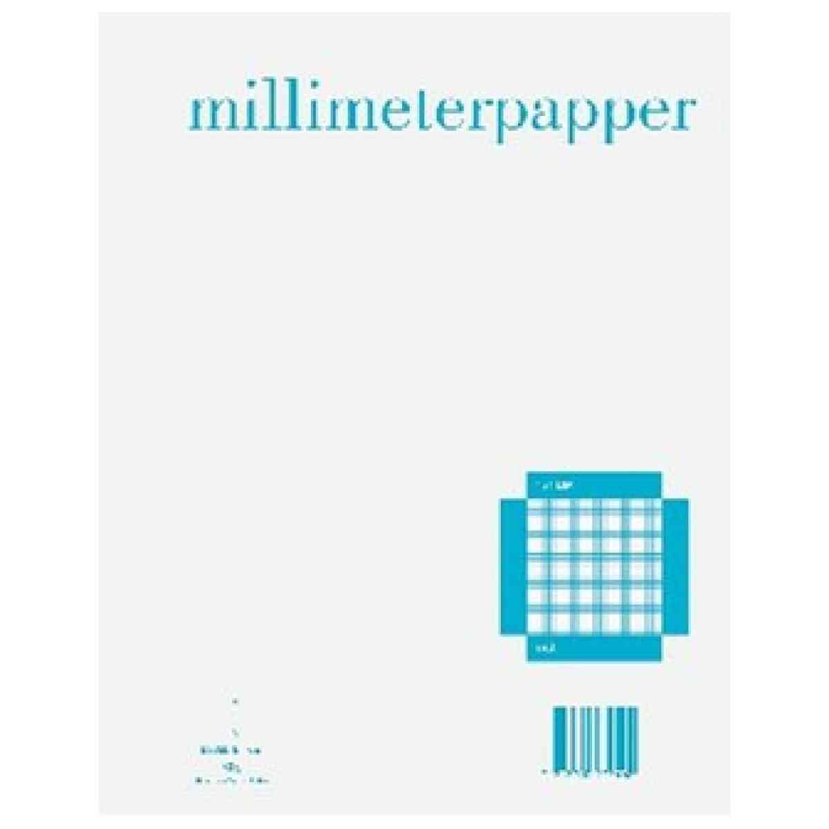 Millimeterrutat papper A4 1x1mm 50 ark