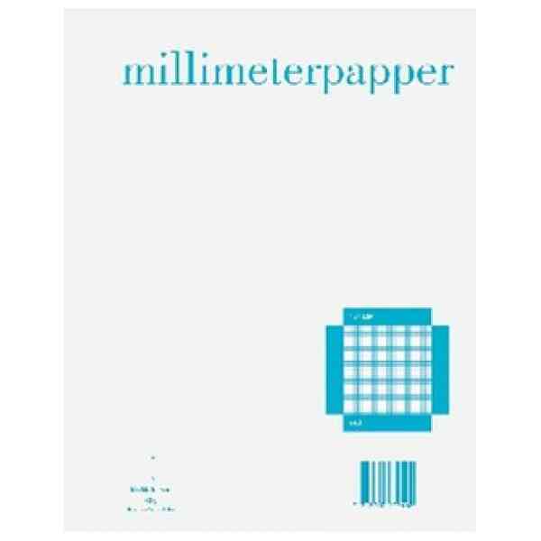 Millimeterrutat papper A4 1x1mm 50 ark