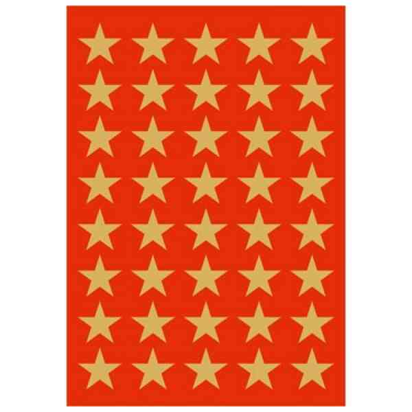 Herma Stickers Decor stjärna guld (3)