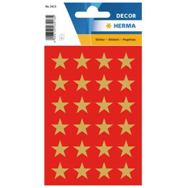 Herma Stickers Decor stjärna guld (3)