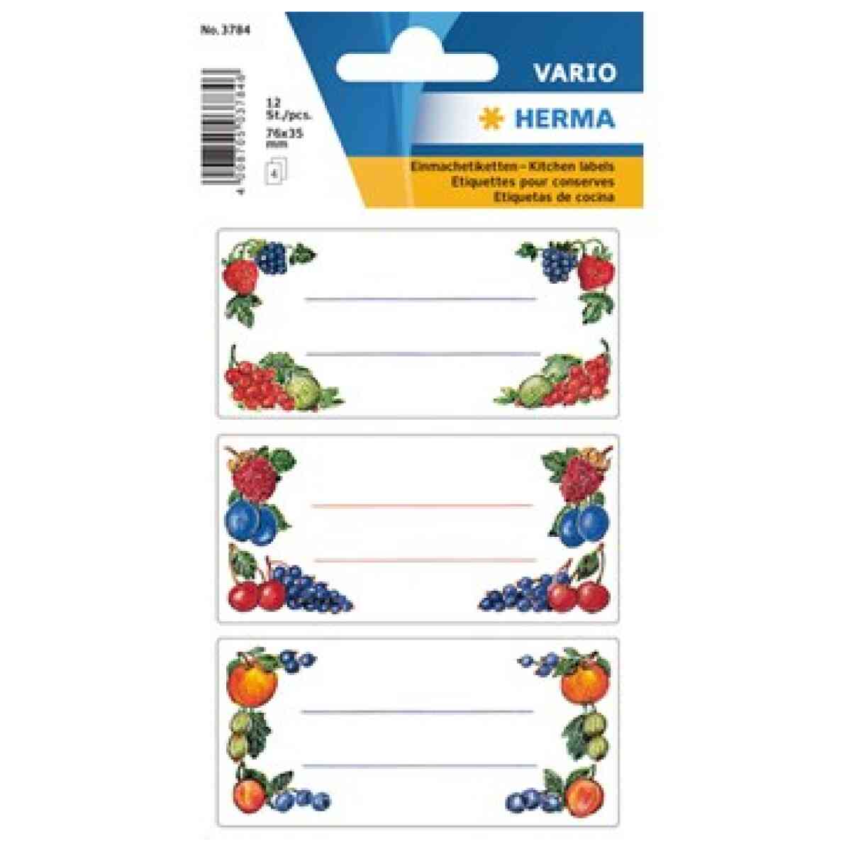 Herma stickers Home kök frukter (4)