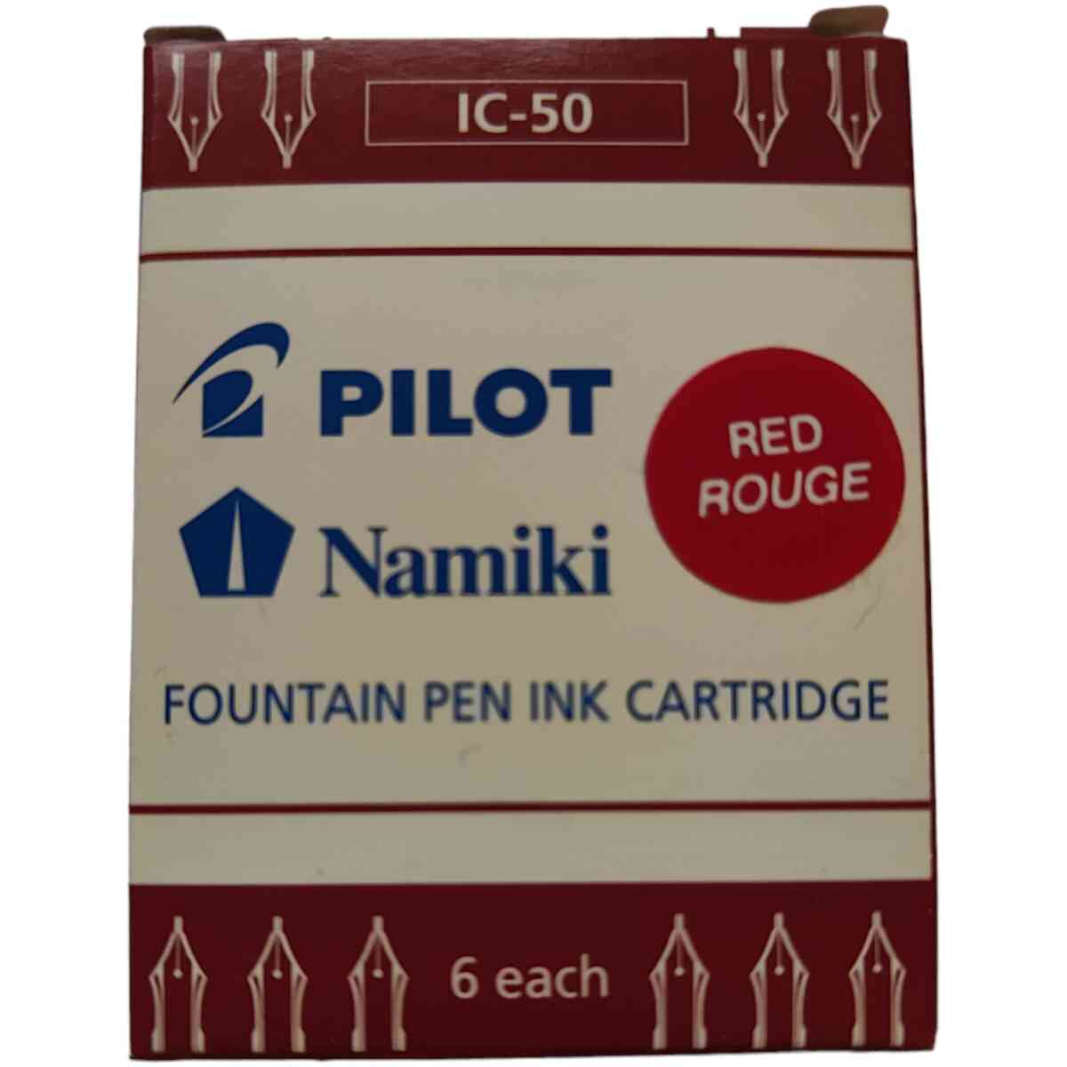 Pilot IC-50 Ink Cartridges (6 Pack)
