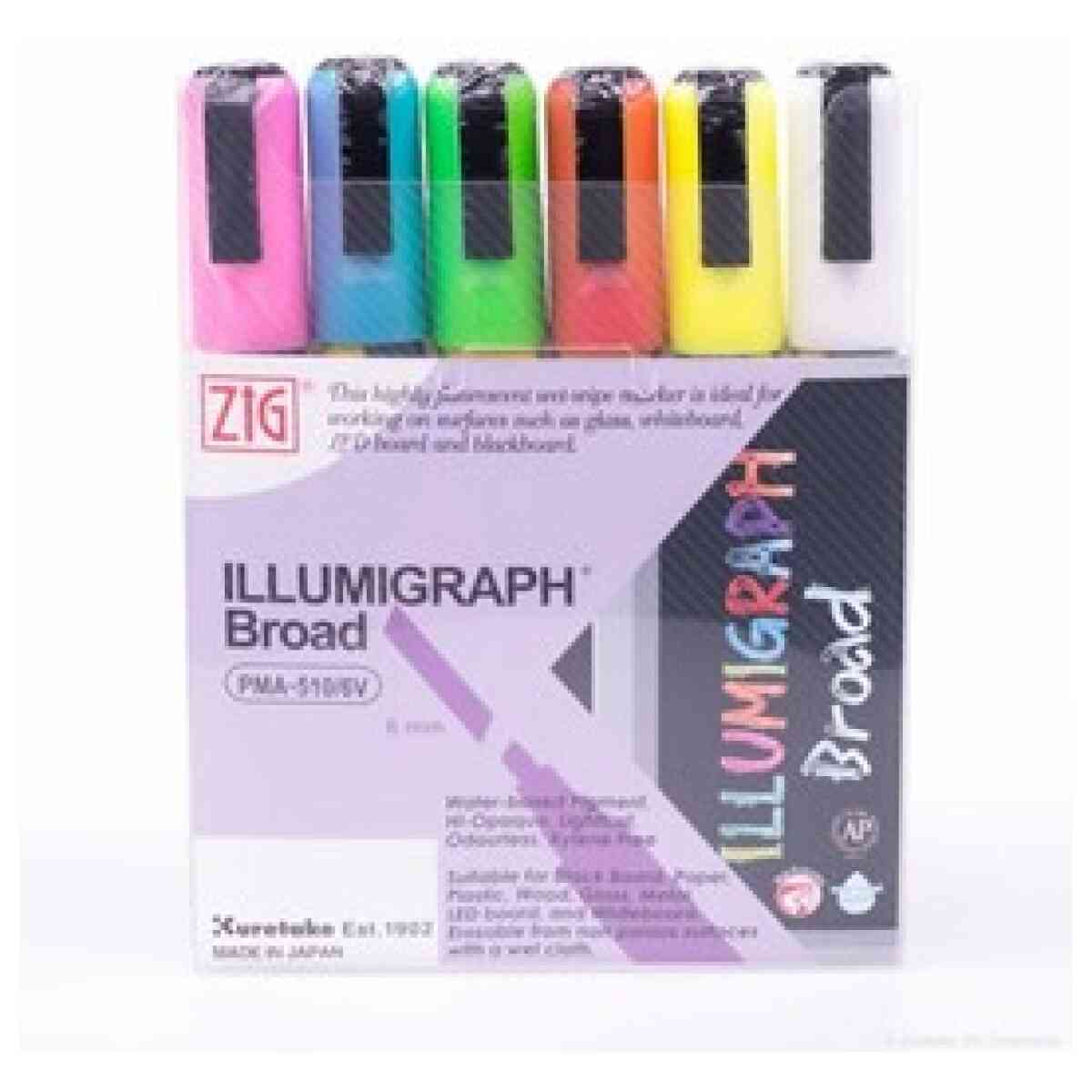 ZIG Illumigraph PMA-510 6mm 6/etui