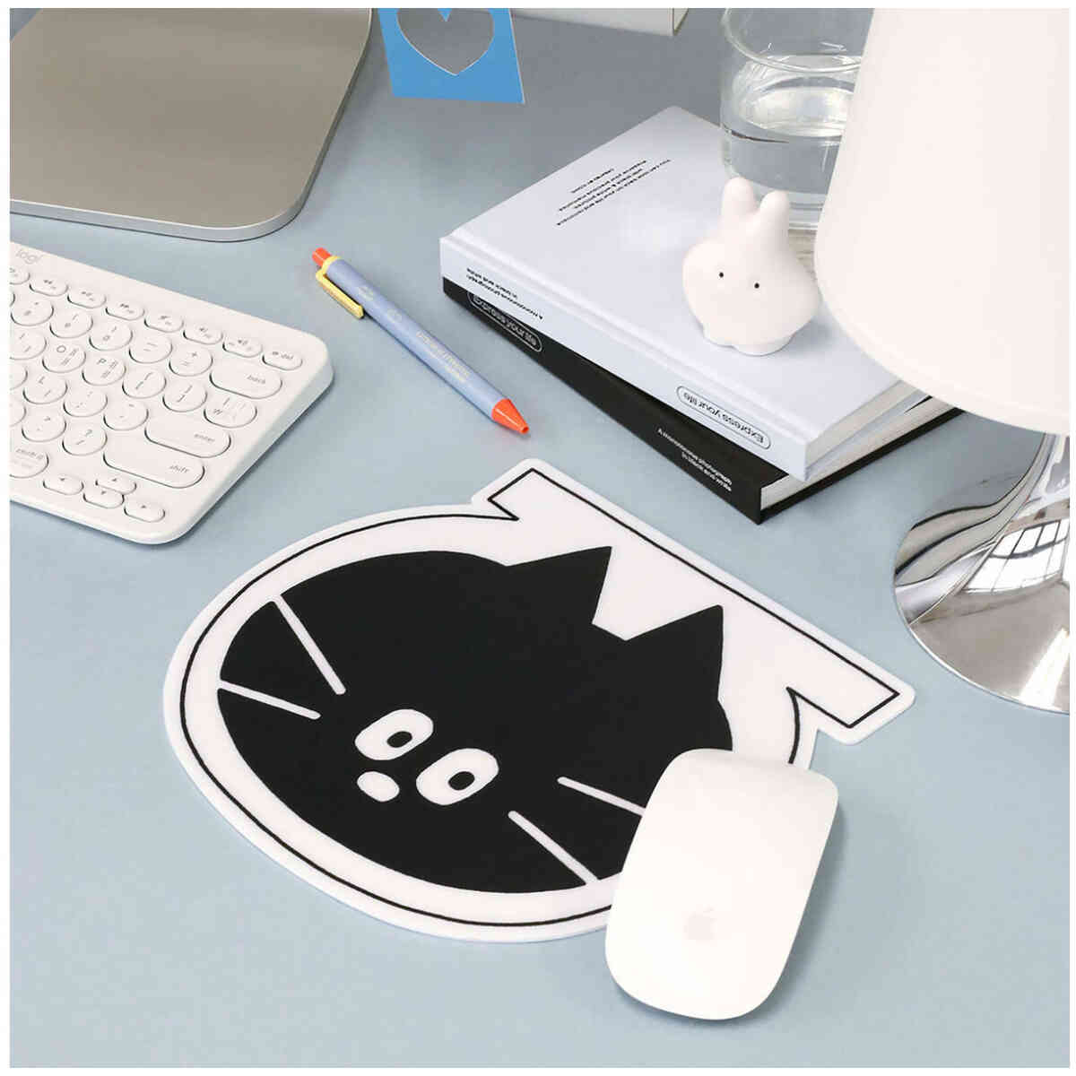 doodle mouse pad monotone