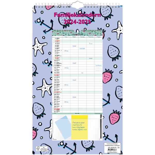 Familjekalender 2024-2025