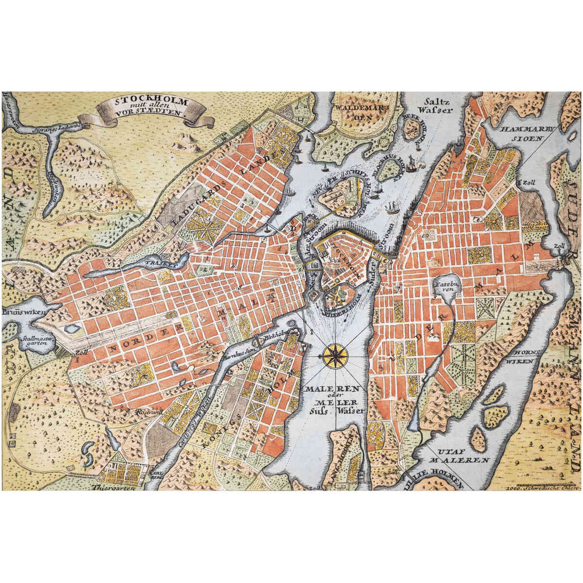 Karta över Stockholm Kort