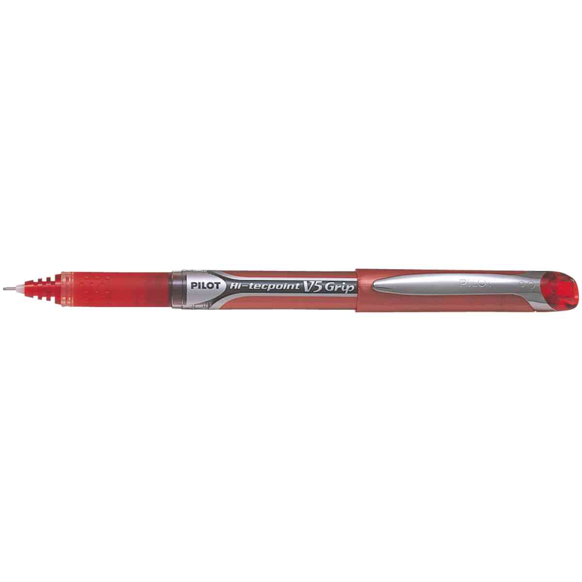 Pilot Hi-Tecpoint V5 Grip Rollerball - Red