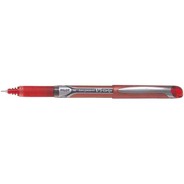 Pilot Hi-Tecpoint V5 Grip Rollerball - Red