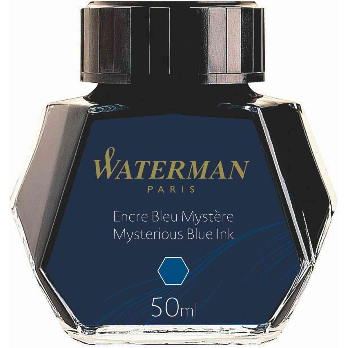 Waterman Ink bottle Mysterious Blue (former: BlueBlack)