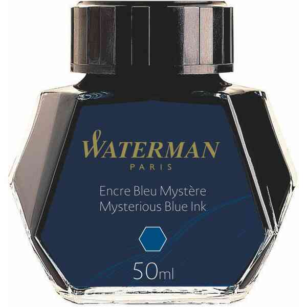 Waterman Ink bottle Mysterious Blue (former: BlueBlack)