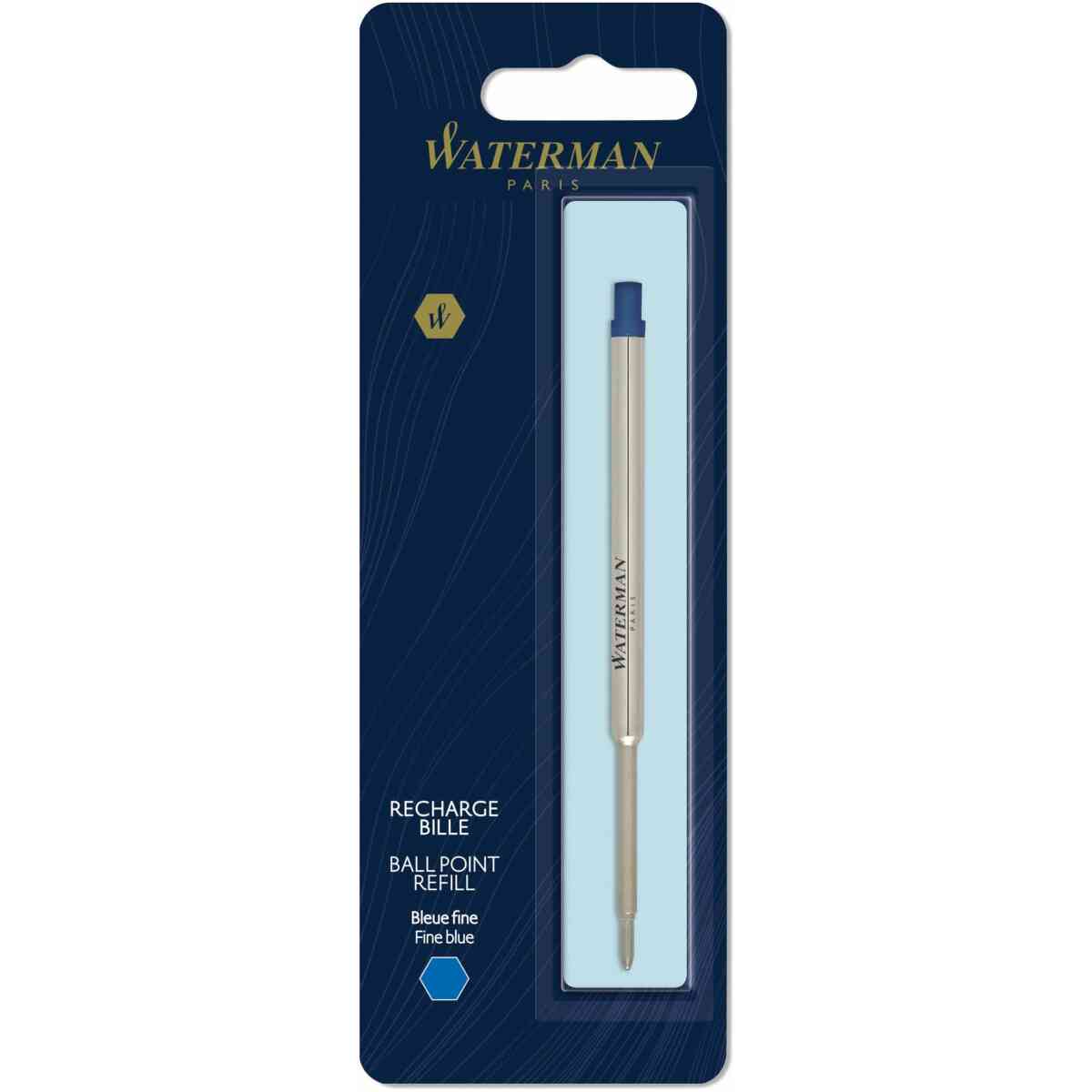 Waterman Ballpen refill Standard Maxima Blue 1-Blister F