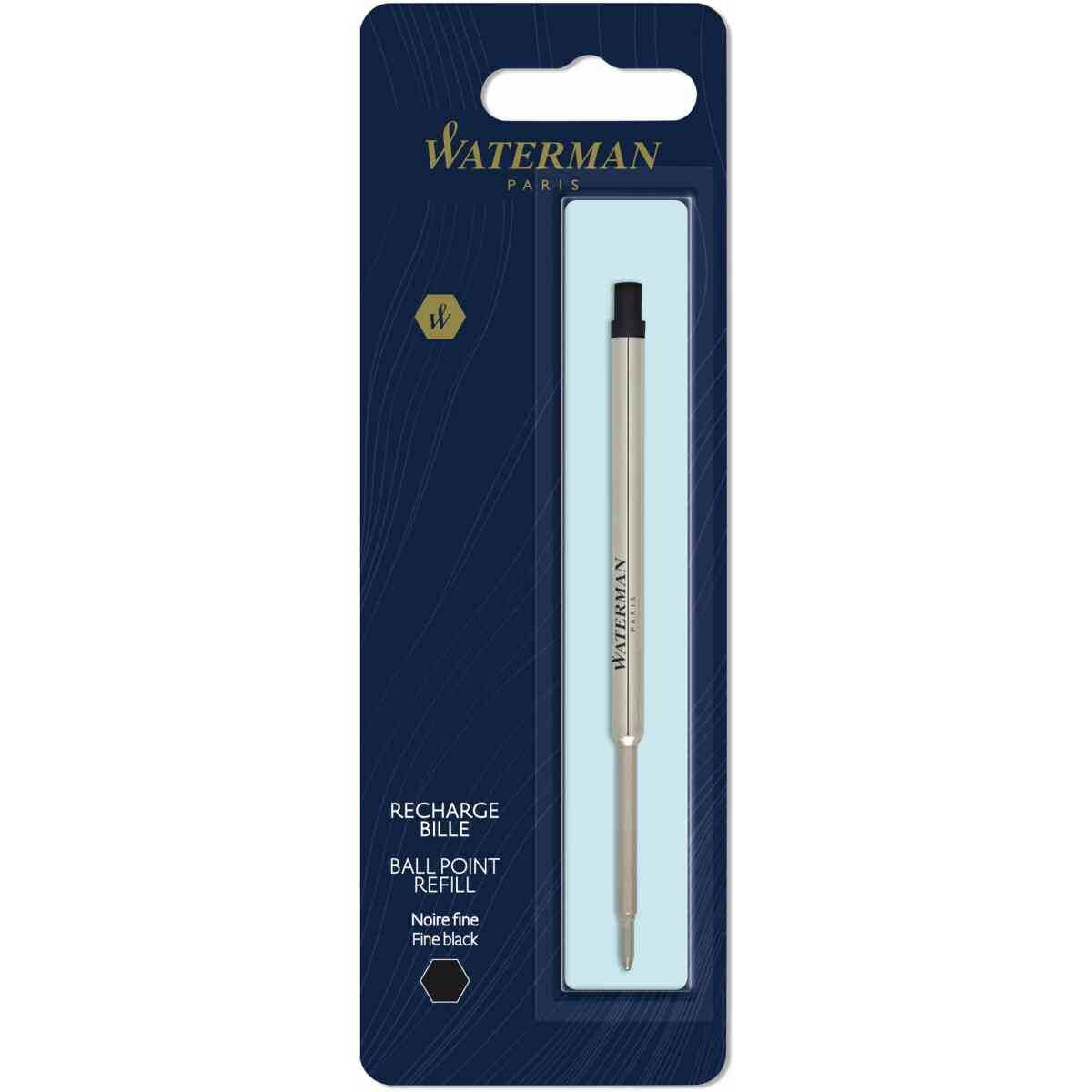 Waterman Ballpen refill Standard Maxima Black 1-Blister F