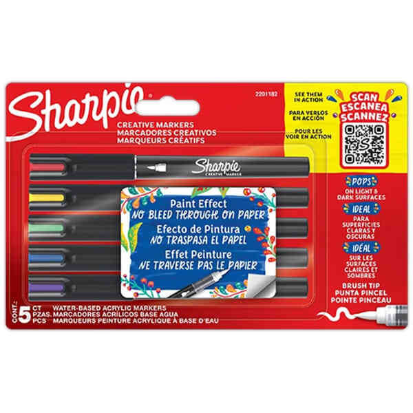 Sharpie acrylic creative marker brush BL5