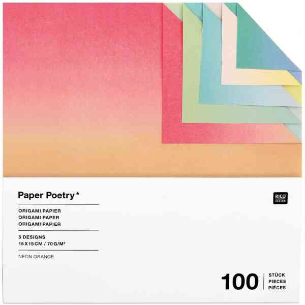 Origami Duo Color, Linear Gradient FSC MIX, 15 x 15 cm