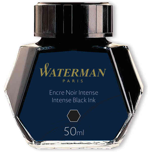 Waterman Ink bottle Intense Black (former: Black)