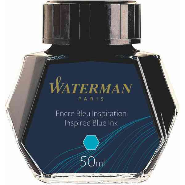 Waterman Ink bottle Inspired Blue (former: South Sea Blue)