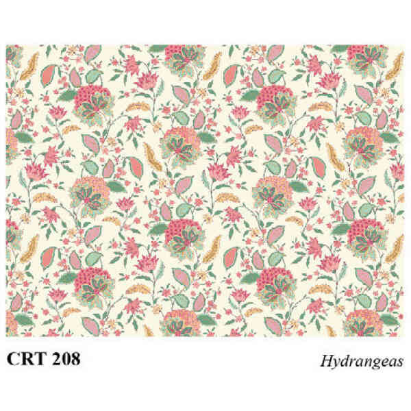 Wrapping Paper cm.70x100 - Hydrangeas - CRT 208