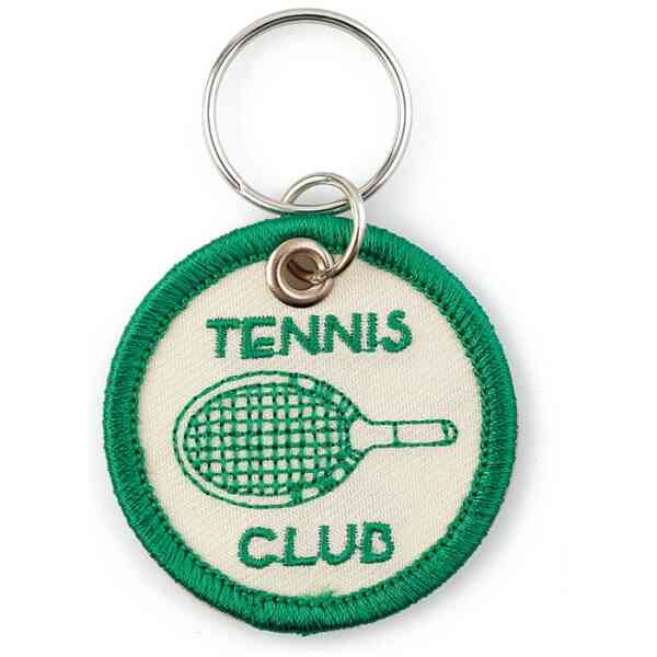 Stitch Work Keychain Tennis