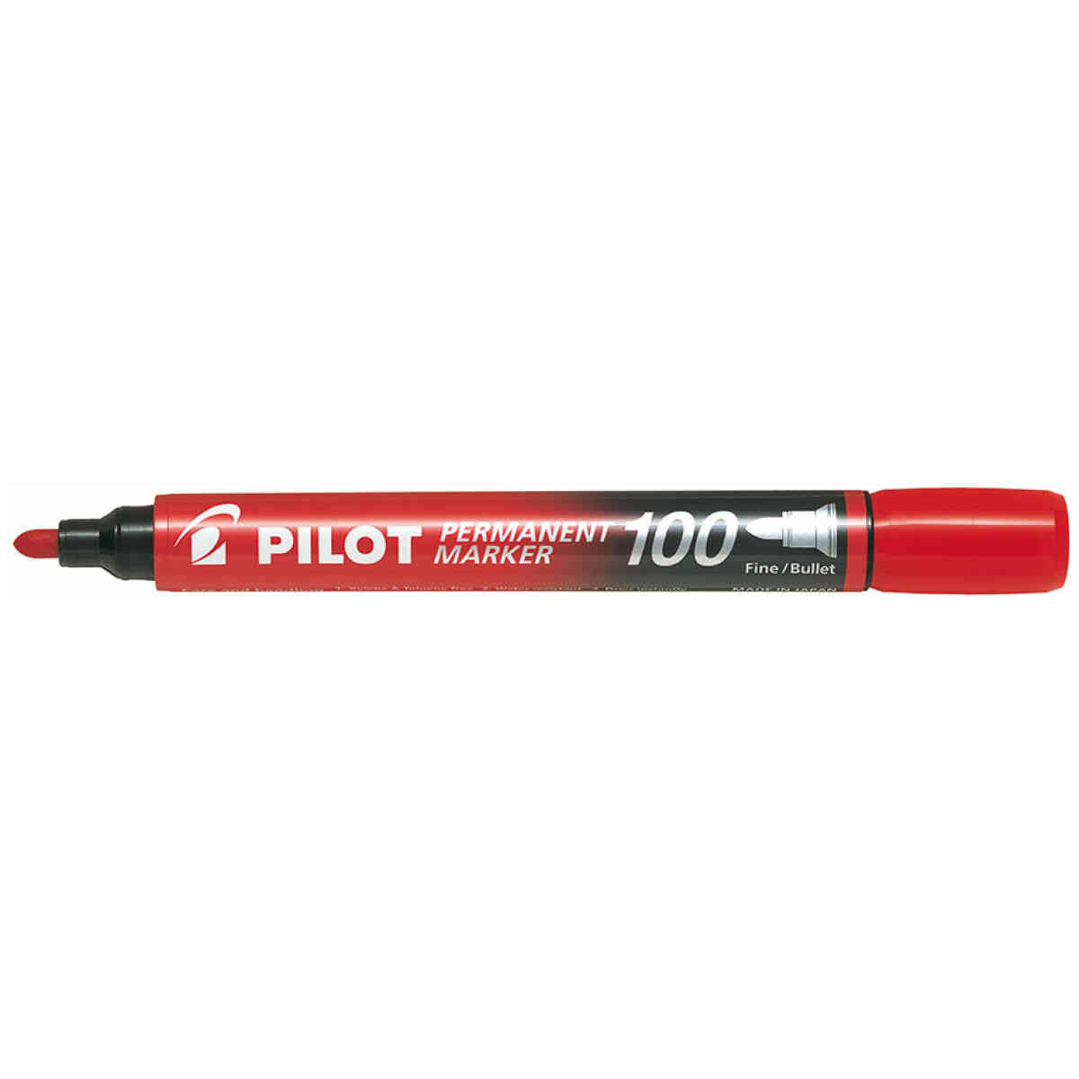 Pilot Permanent Marker - 100 - Red