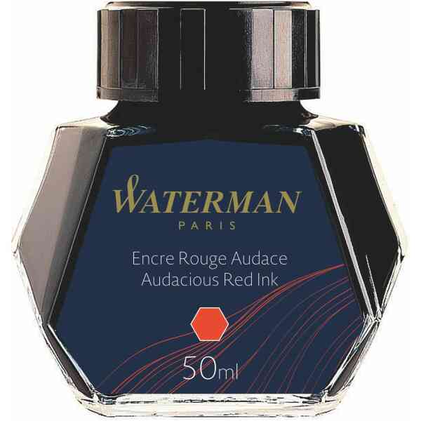 Waterman Ink bottle Audacious Red (former: Red)