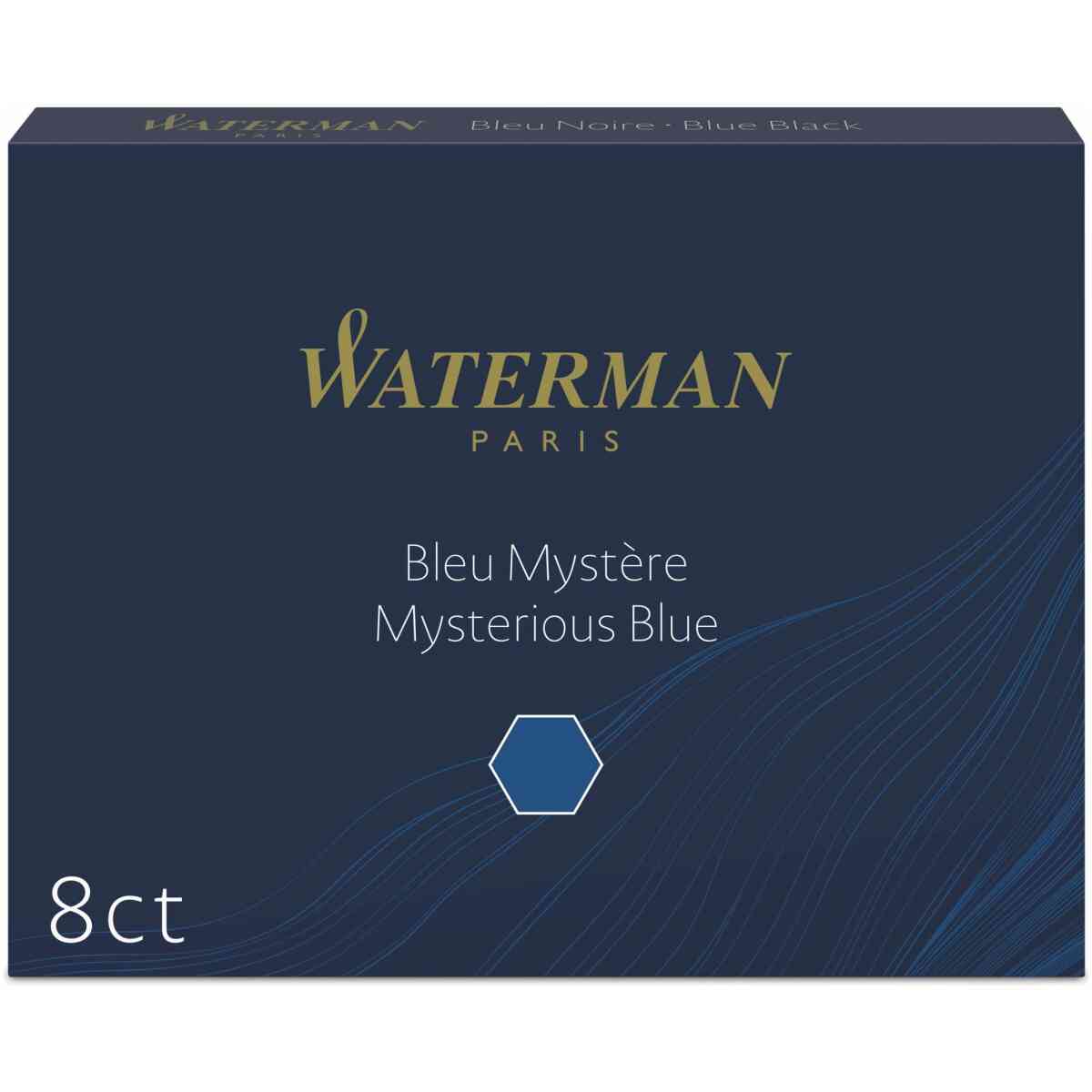 Waterman Ink Cartridge Standard Mysterious Blue (former: BlueBlack) (8)