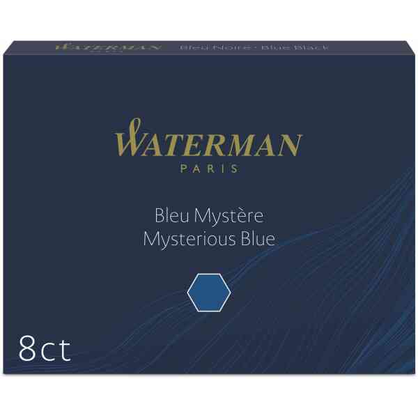Waterman Ink Cartridge Standard Mysterious Blue (former: BlueBlack) (8)