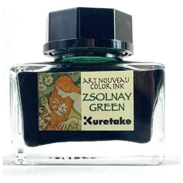 ZIG Ink café Art Nouveau zsolany green