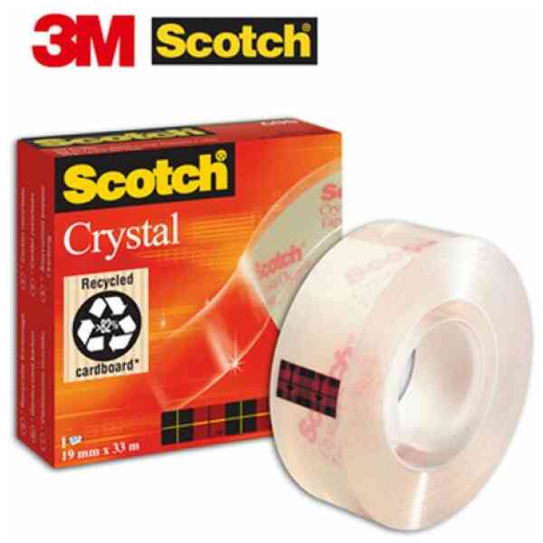 Tejp SCOTCH Crystal 33mx 19mm
