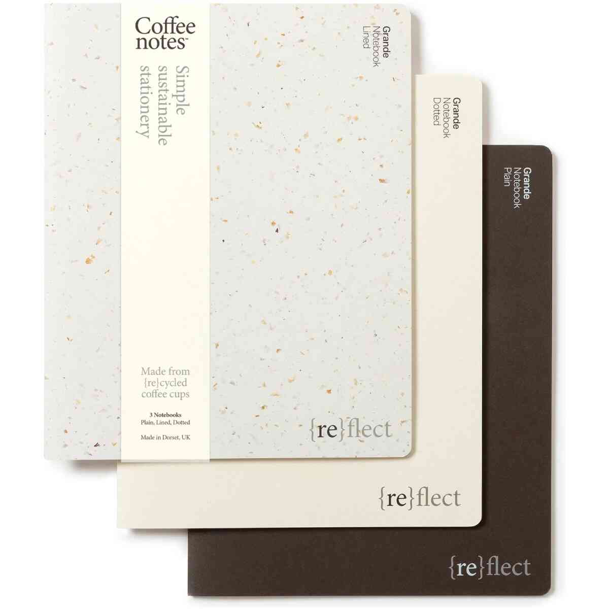 Cafe Stitched Notebooks - Grande (Short A4)