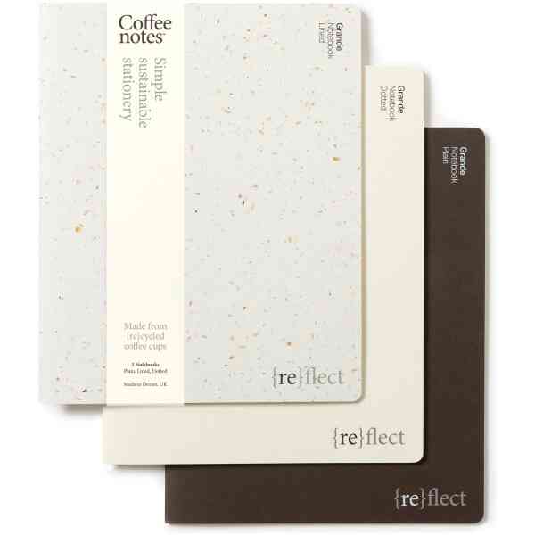 Cafe Stitched Notebooks - Grande (Short A4)