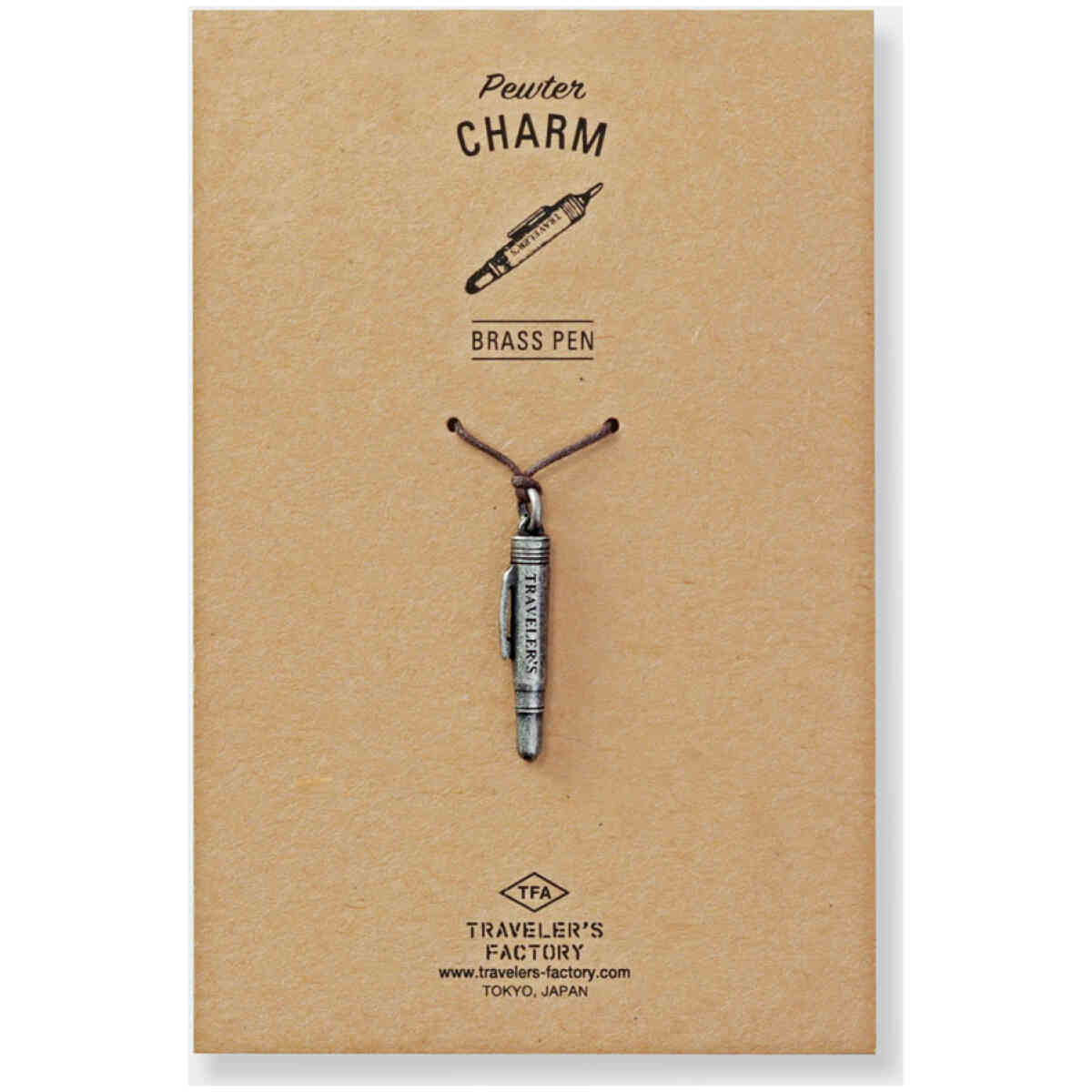 Travelers Factory Charm Brass Pen