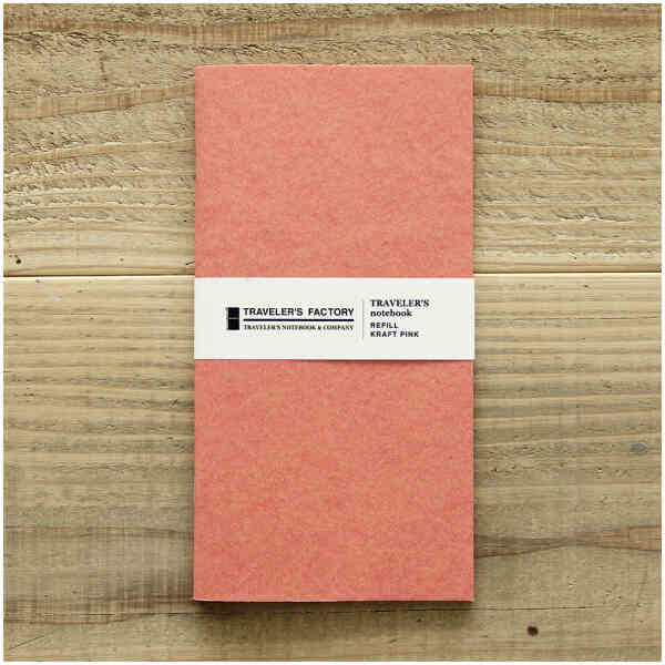 Travelers Factory Refill Kraft Pink