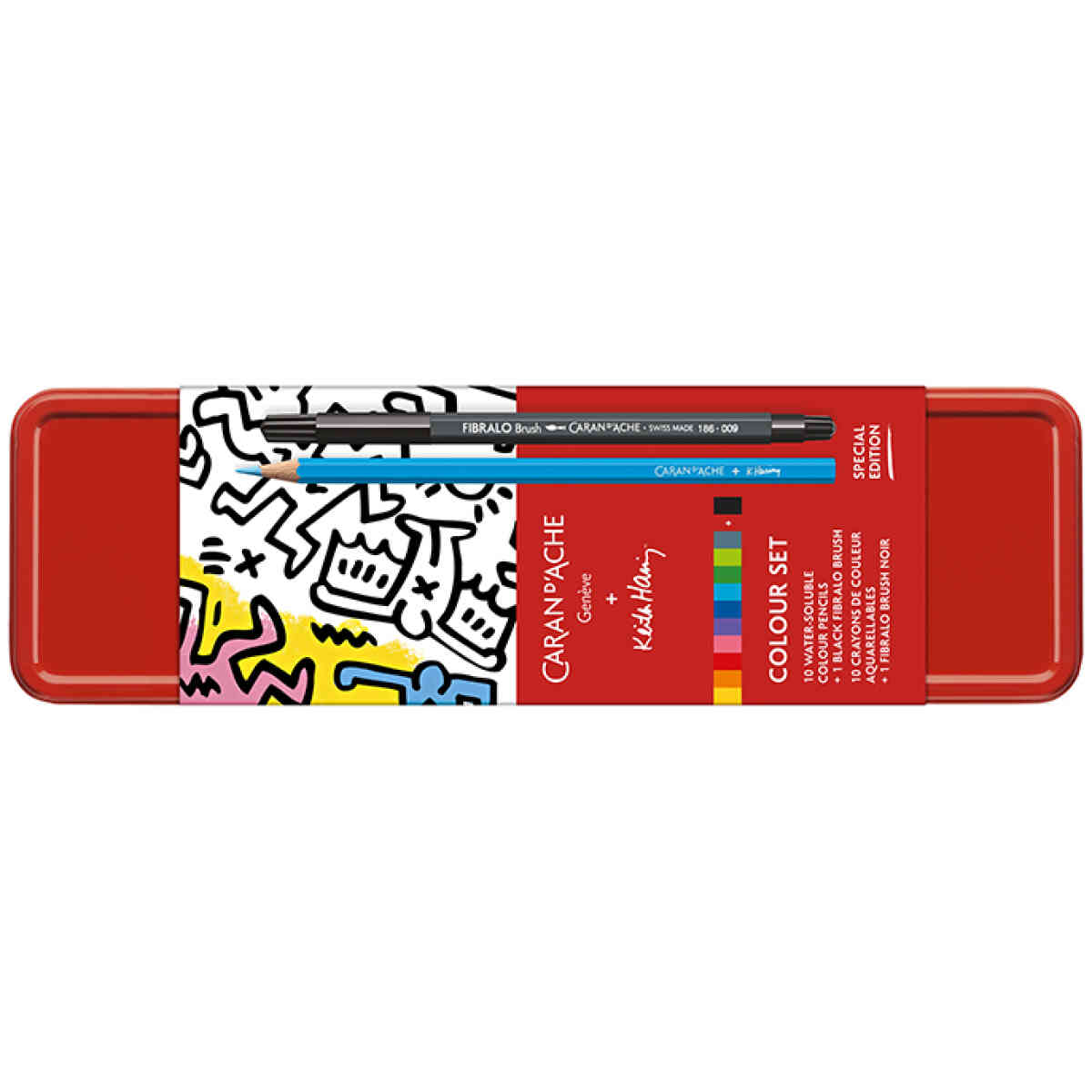 Jul Caran d'Ache Colour set Keith Haring, 11 pcs, Christmas 2023