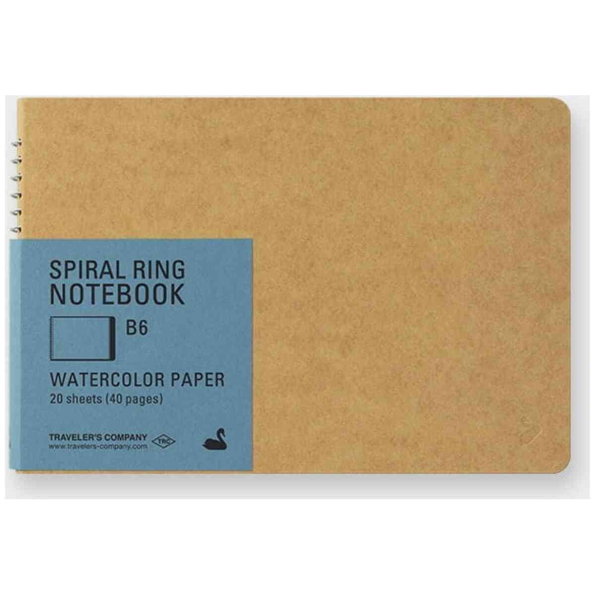 TRC SPIRAL RING NOTEBOOK B6 Water Color
