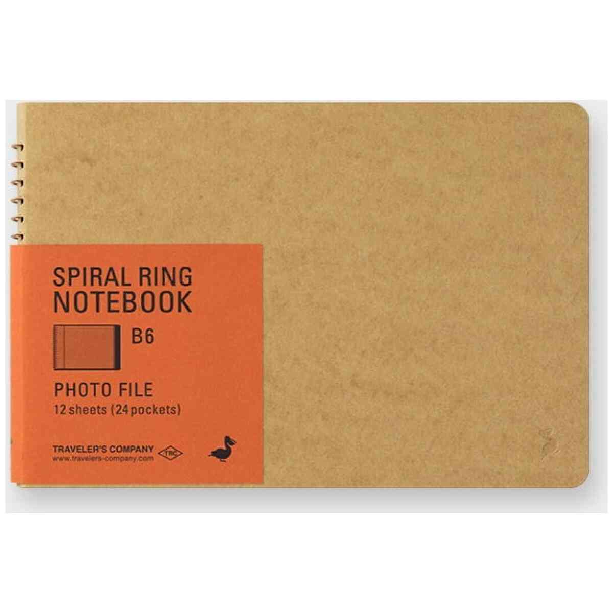 TRC SPIRAL RING NOTEBOOK B6 Photo File