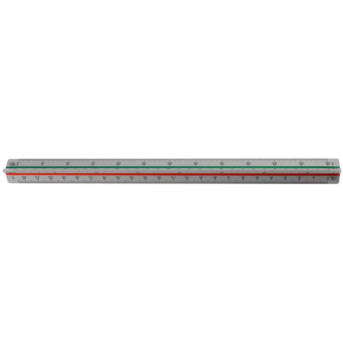 Aluminum triangular scale, 30cm