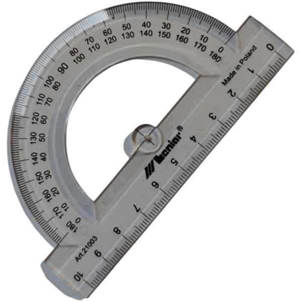 Plastic Protractor 9,5cm/180° x