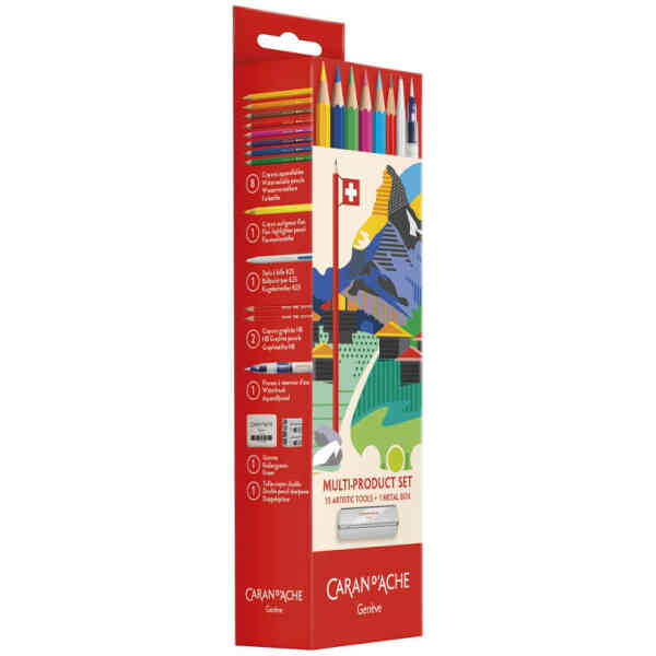 Caran d´Ache Pennset Multiproducts box 16 delar