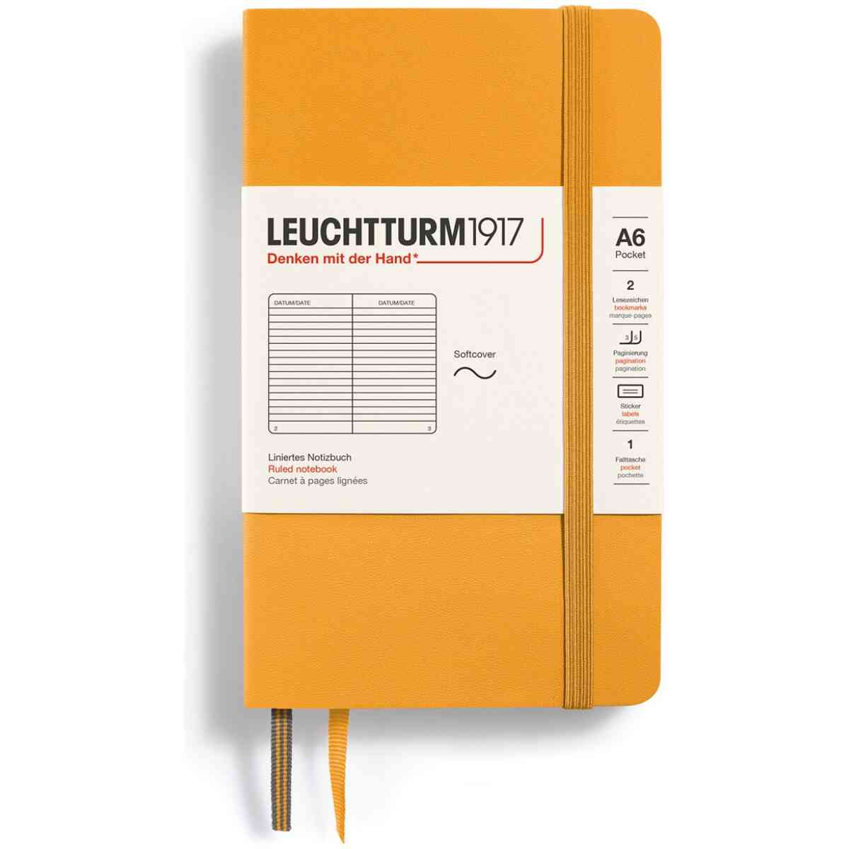 Leuchtturm1917 Notebook A6 Soft Rising Sun - Bild 2