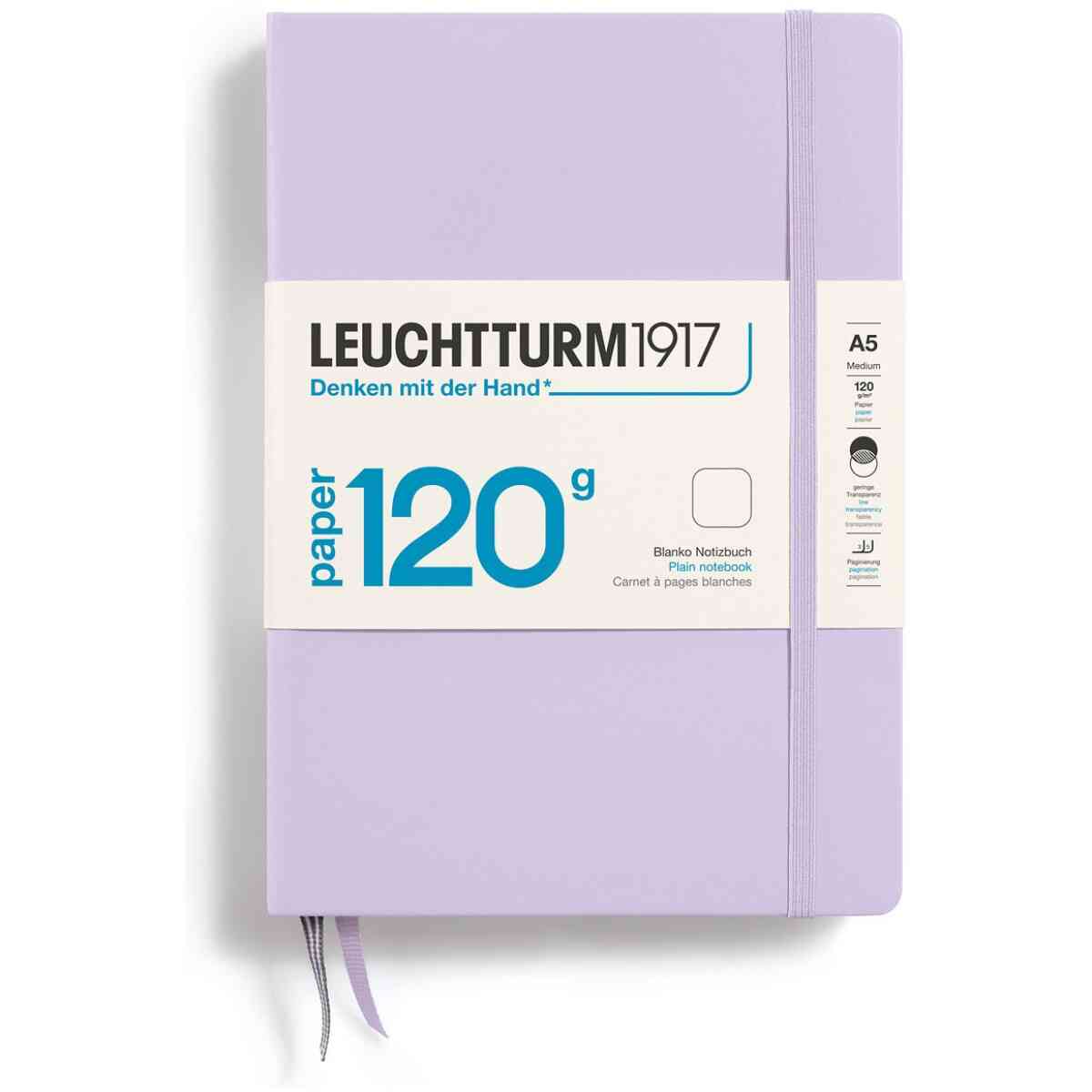 Leuchtturm1917 Notebook A5 120g Hard Olinjerad