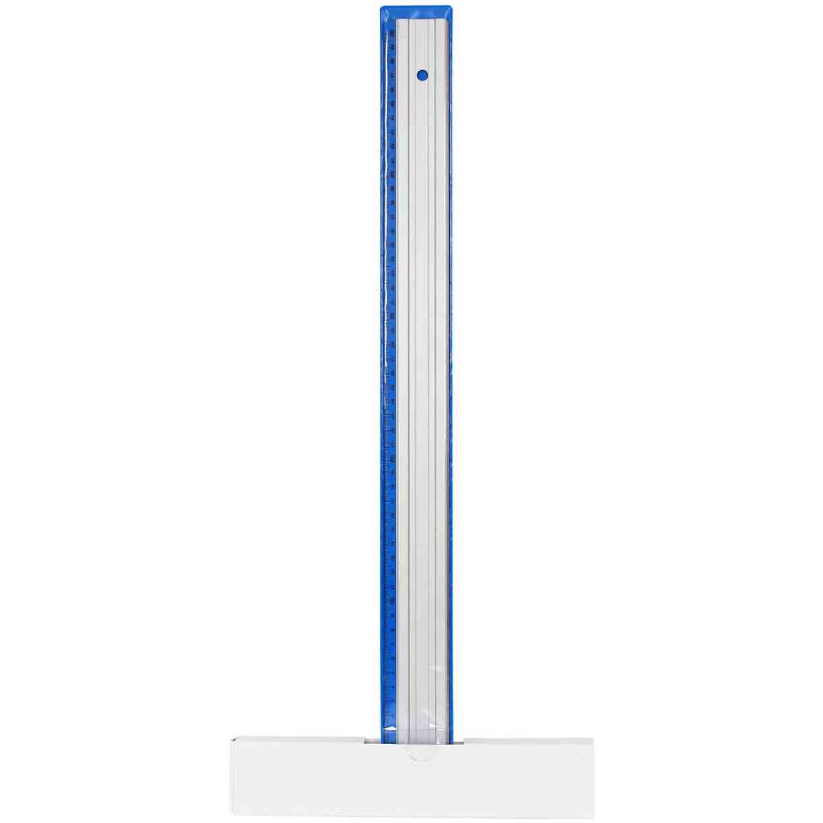 Aluminum T-square with cutting edge 50cm