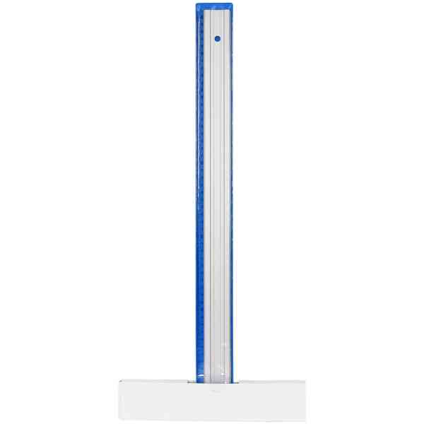 Aluminum T-square with cutting edge 50cm
